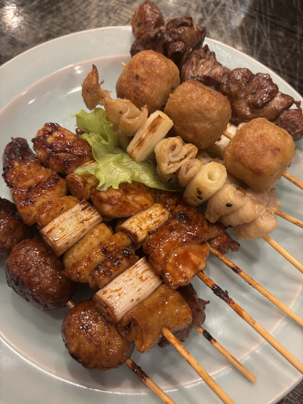鳥串盛合せ