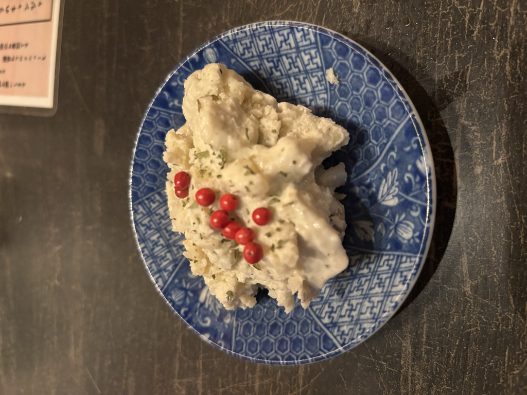 ブルーチーズのポテトサラダ