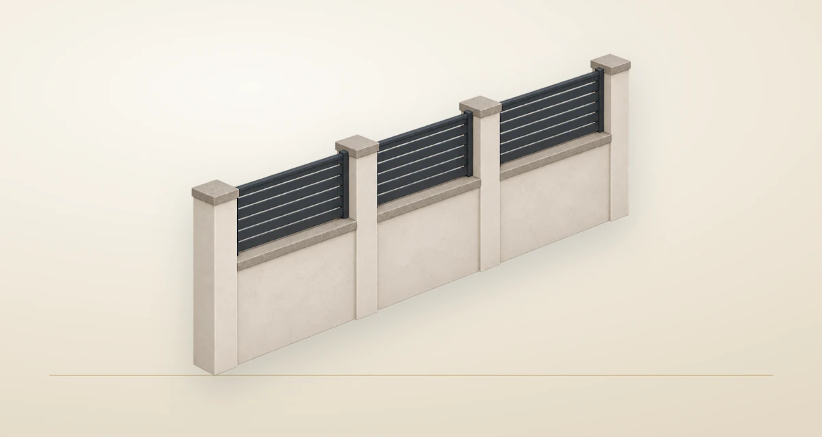 擁壁の上に塀は建てられる？ 高さの数え方