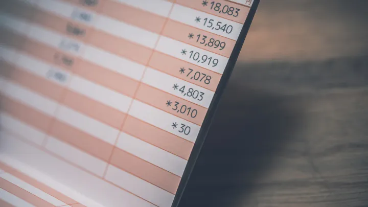 収入ゼロによって資金が減っていく様子