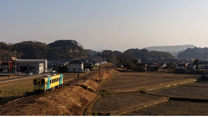 福岡県の郊外の風景