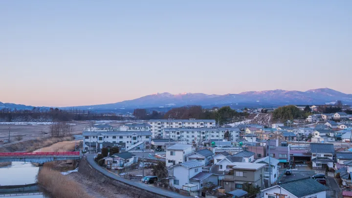佐久市の街並み
