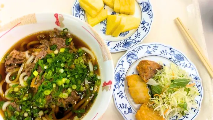 下田のリゾートバイト 食事例