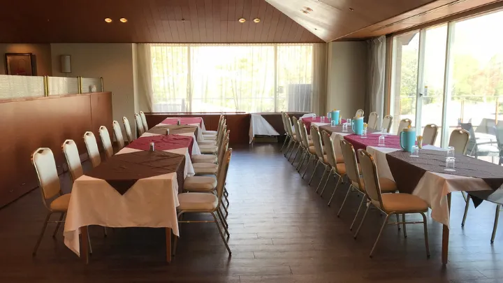 ゴルフ場のレストラン