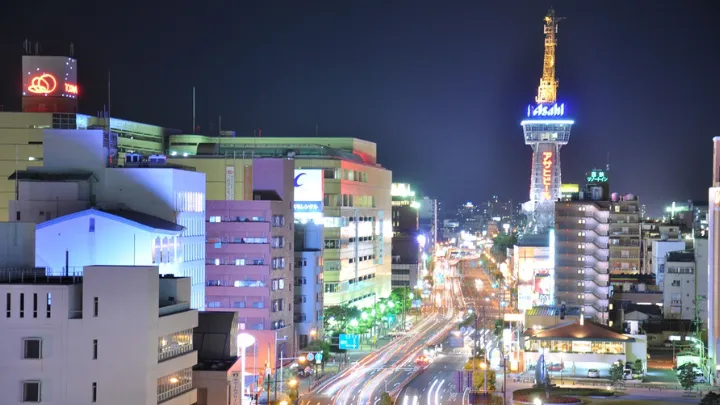 別府温泉 街並み
