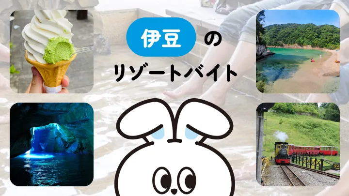 "旅するように働く" を、伊豆でのリゾートバイトで叶えよう！伊豆の魅力・グルメ・現地の様子などを詳しく解説