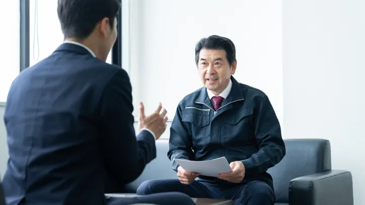 営業業務の様子