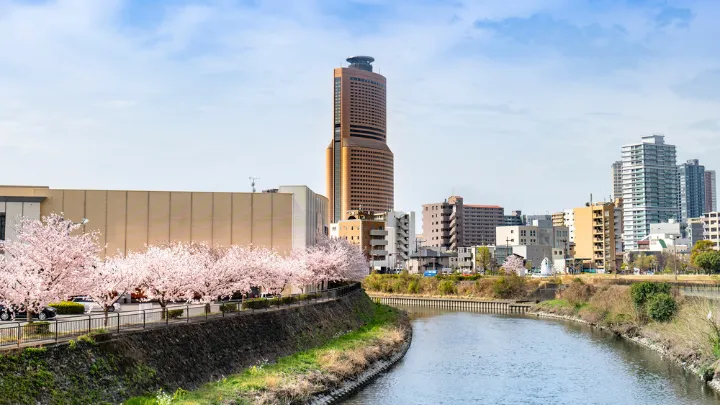 静岡県浜松市 市街地の様子