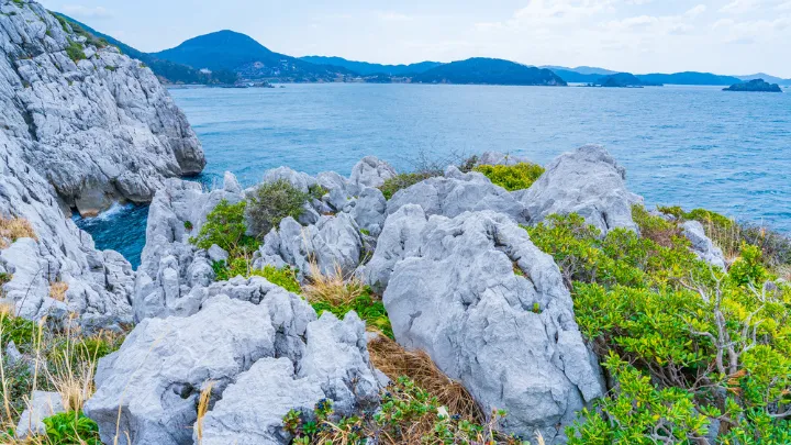 白崎海岸の風景