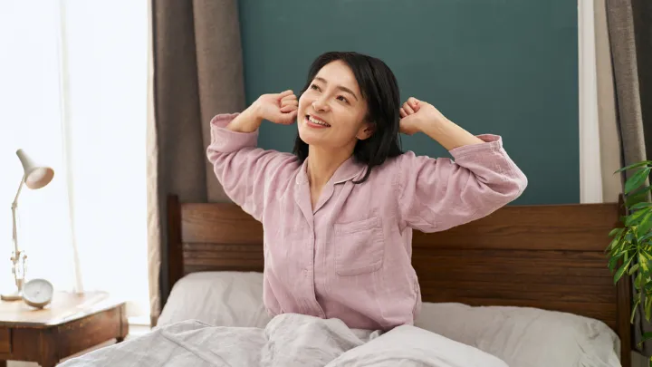 起床の様子