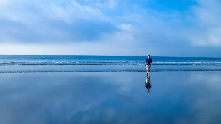 大洗サンビーチ リフレクション撮影の写真