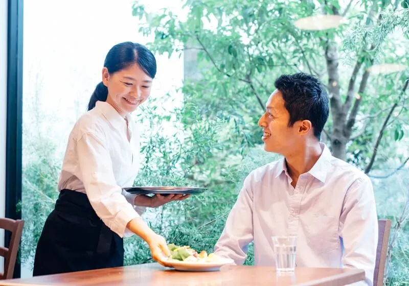 外食の様子