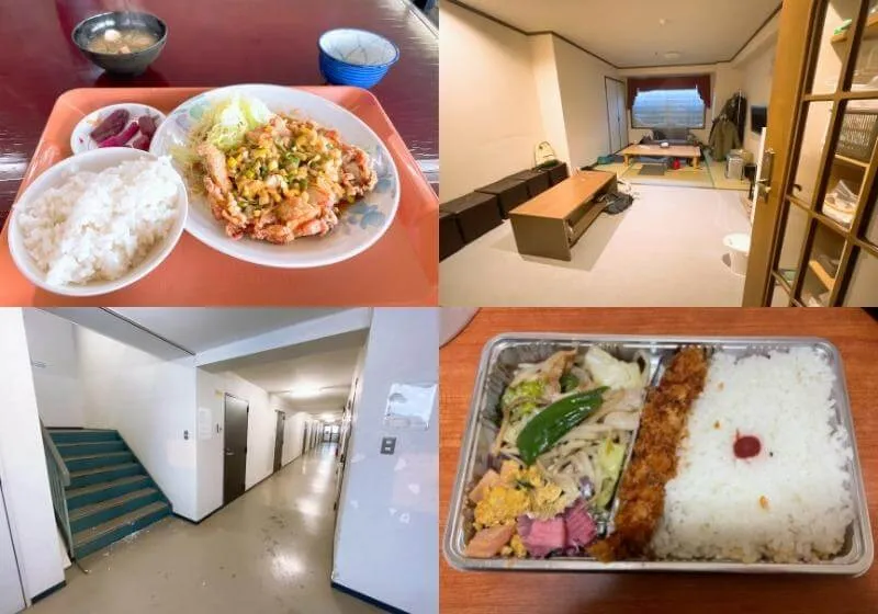 リゾートバイト生活 住居と食事の様子