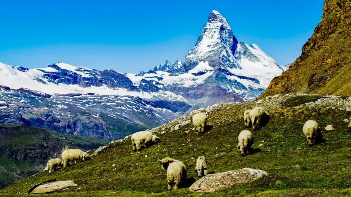 スイス マッターホルンの景色