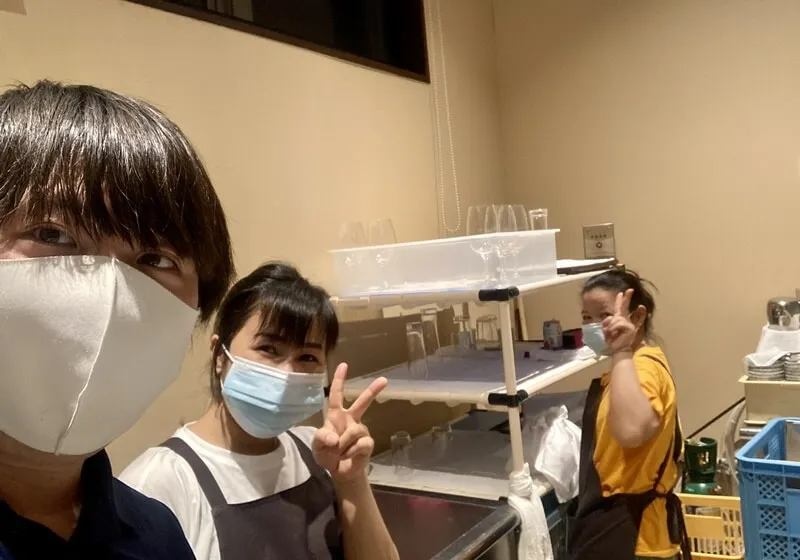 リゾートバイトの様子