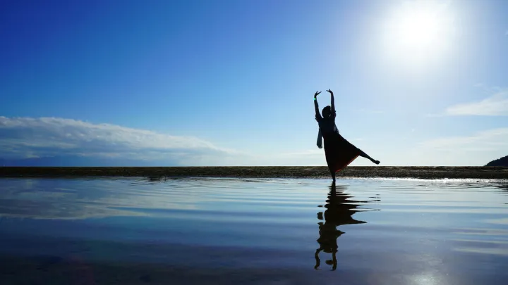 日本のウユニ塩湖 リフレクション写真 一例