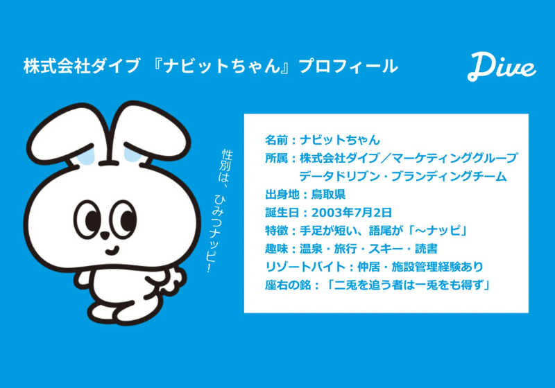 沖縄で働こう！リゾートバイトダイブのナビットちゃん