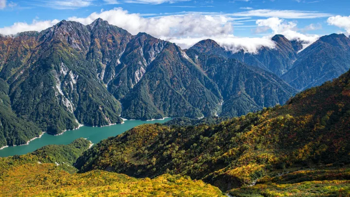 立山黒部アルペンルートの景色