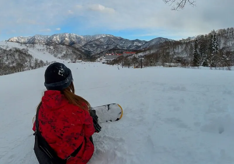 白馬 スノースポーツの様子
