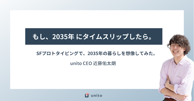 SFプロトタイピングで、2035年の暮らしを想像してみた。