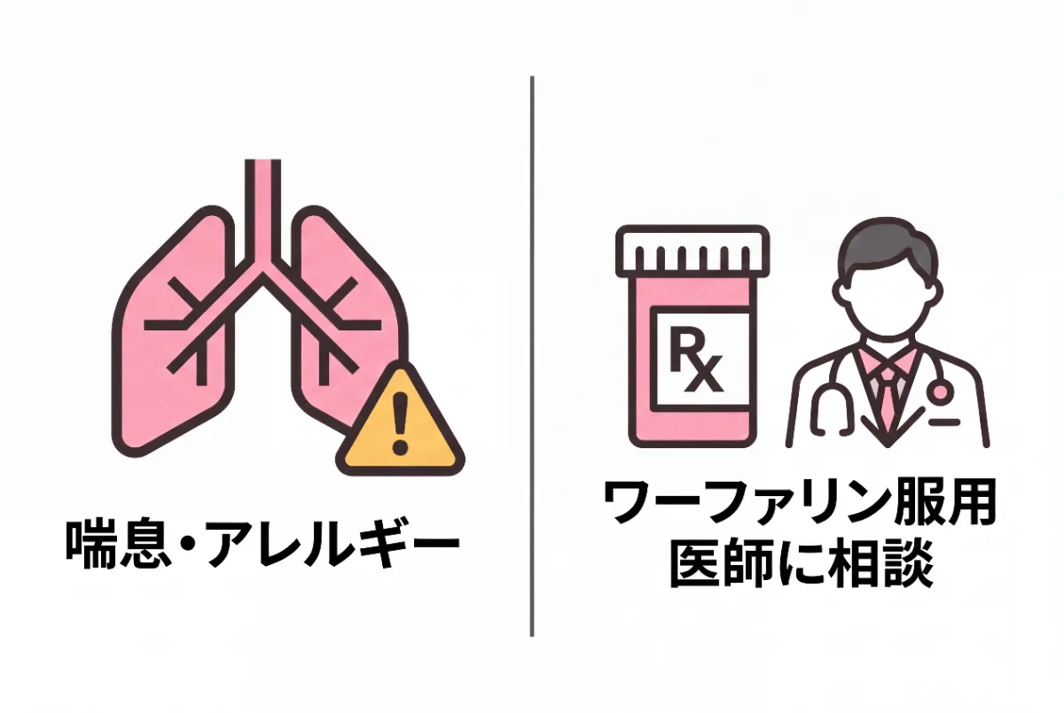 上の「ワーファリン服用」のテキストを削除