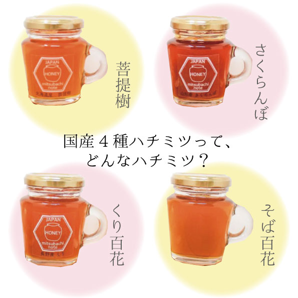食品 希少 生はちみつ 菩提樹系百花蜜 さくらんぼ系百花蜜 各600g2本セット