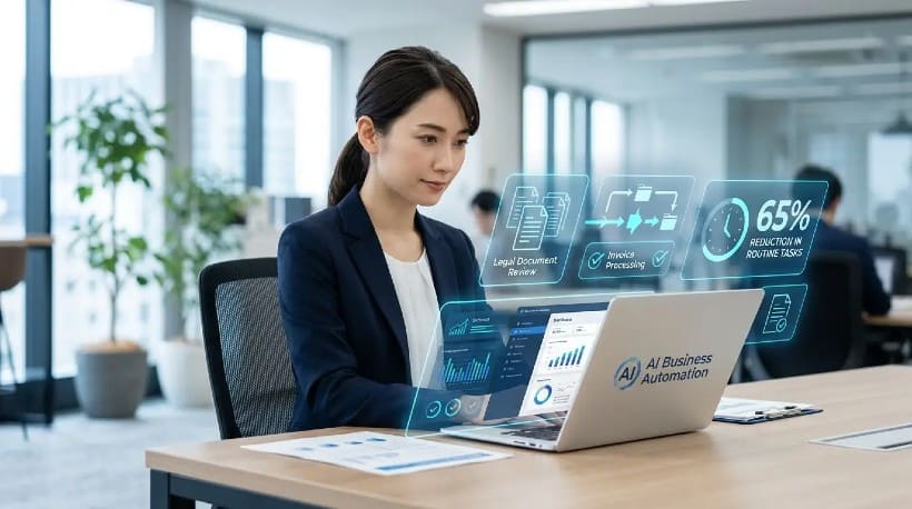 請求書処理を65%削減－税理士事務所における生成AI活用サービス