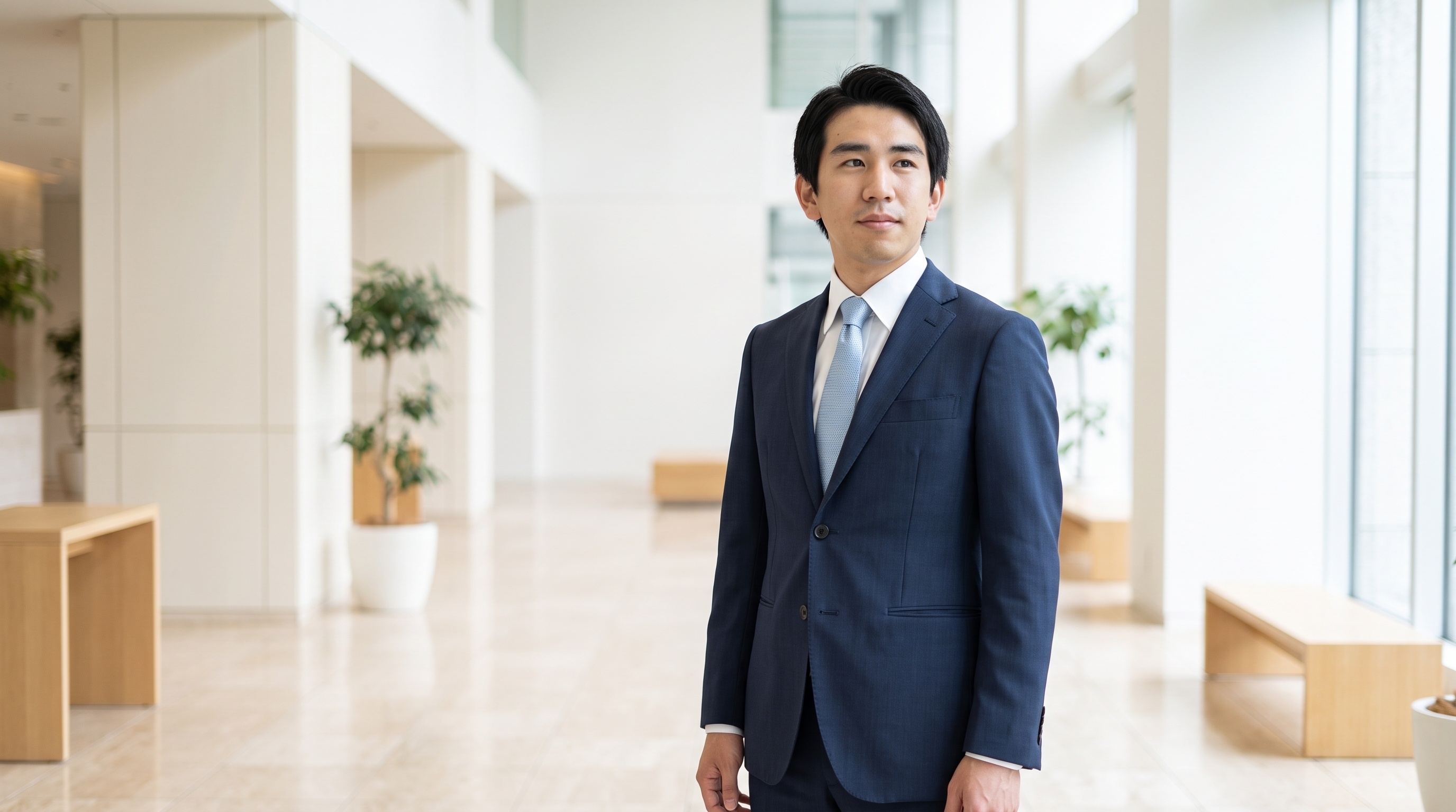 前向きな気持ちで婚活を始める30代前半男性のイメージ