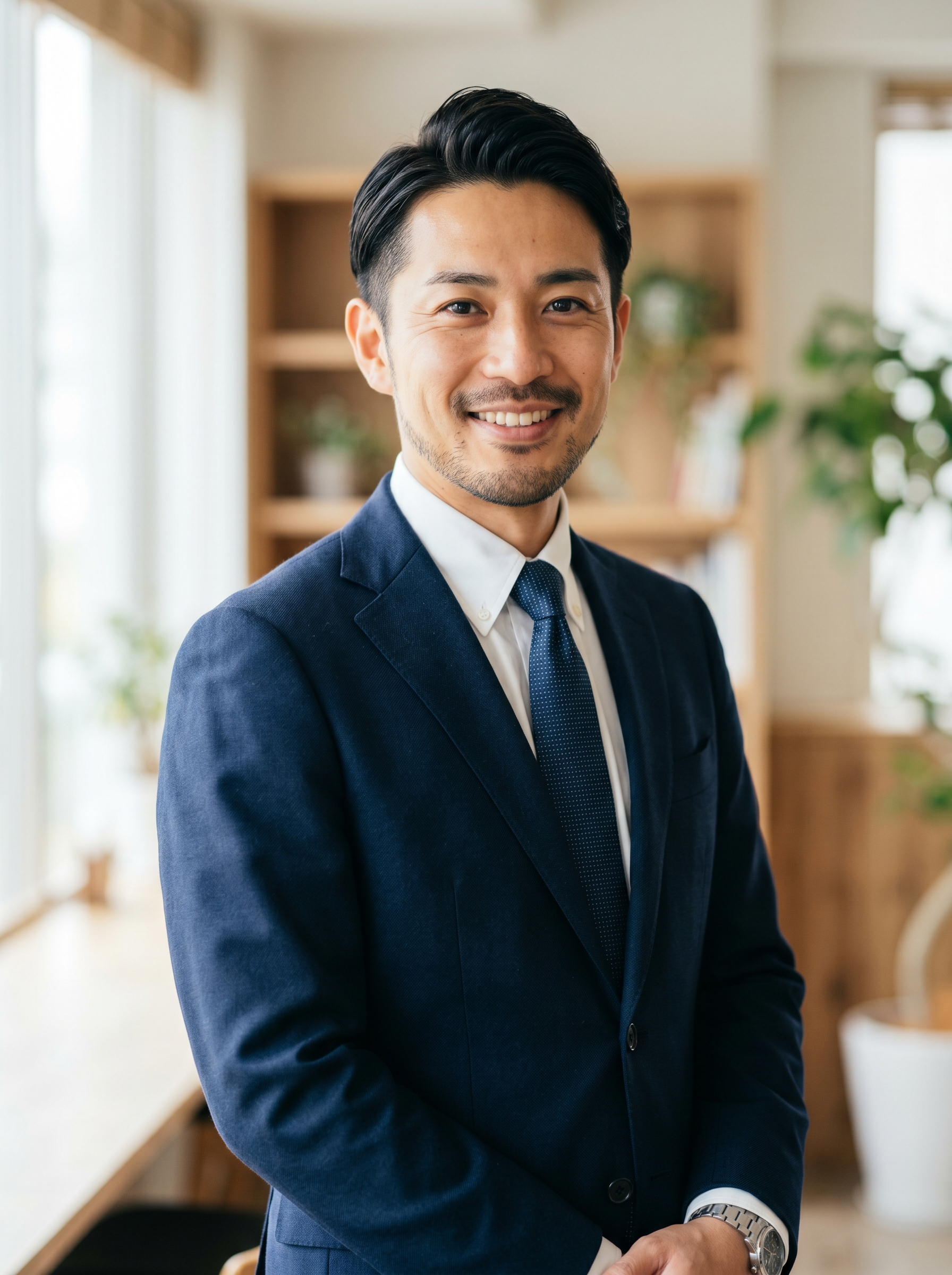 プロフィール写真の撮影事例（男性）