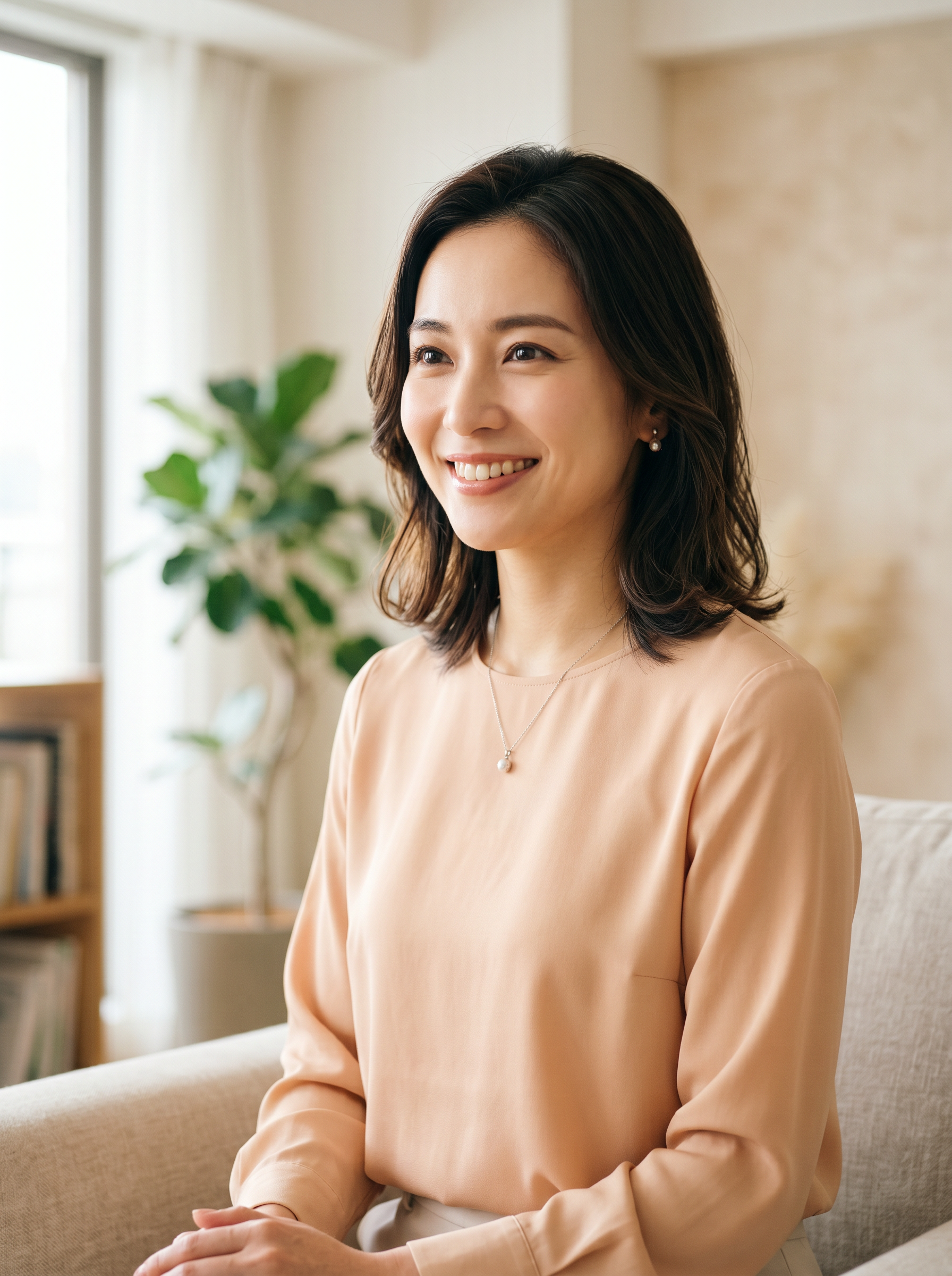 プロフィール写真の撮影事例（女性）