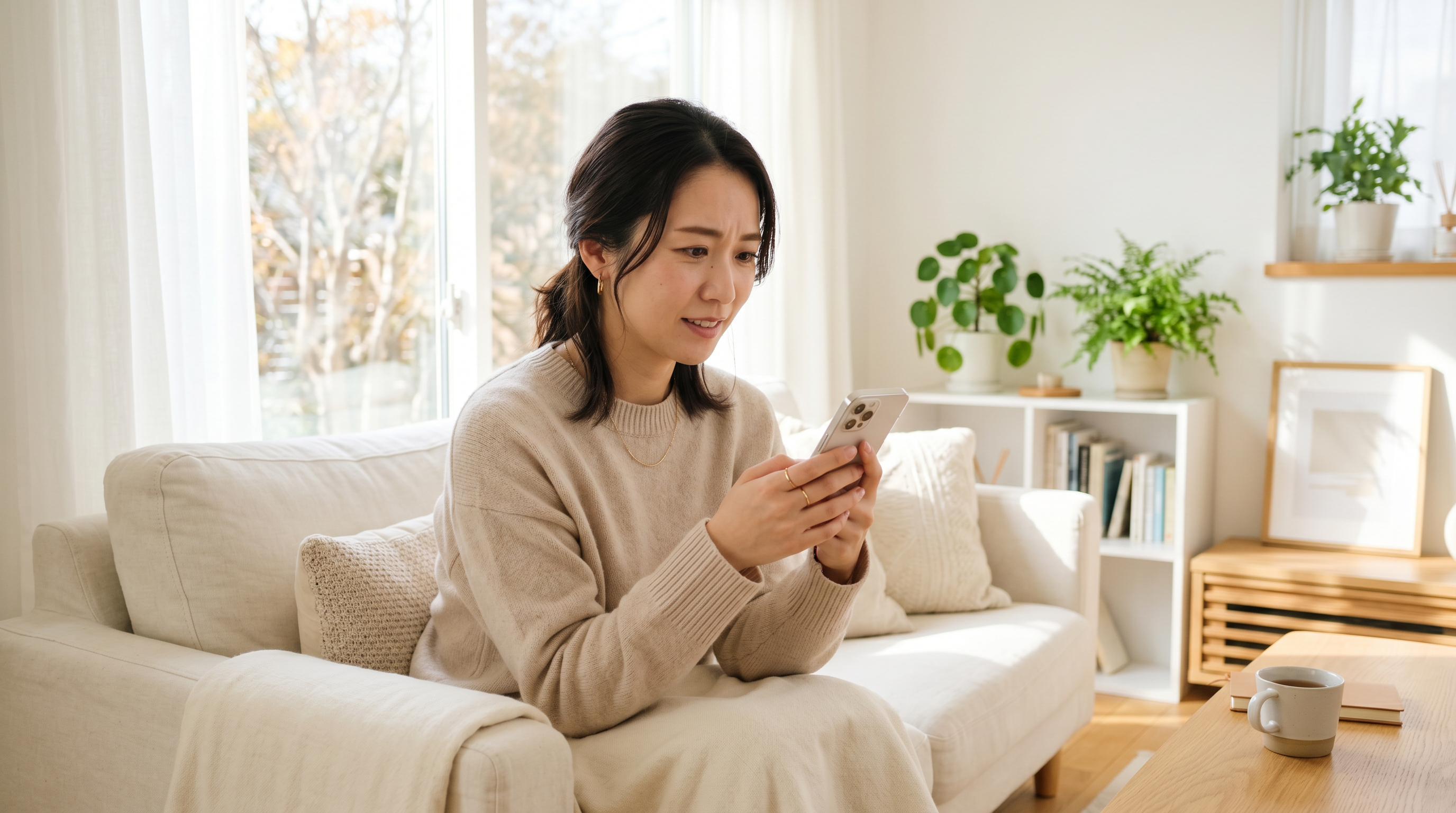結婚相談所へ相談するか悩む女性