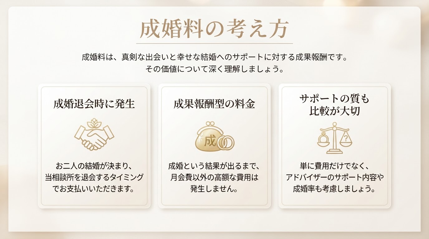 成婚料の考え方を整理した図