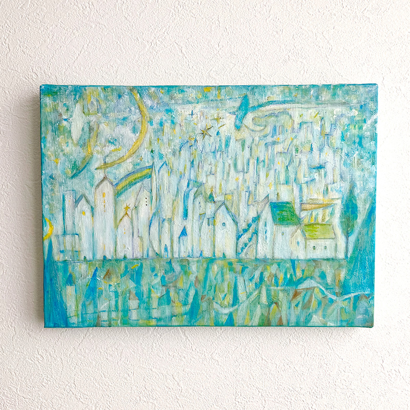 星の街(333mm×333mm)