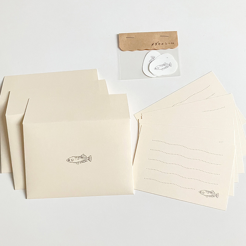 0929_メダカのミニレター モノクロ