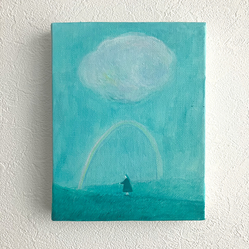そして虹が出る(180mm×140mm)