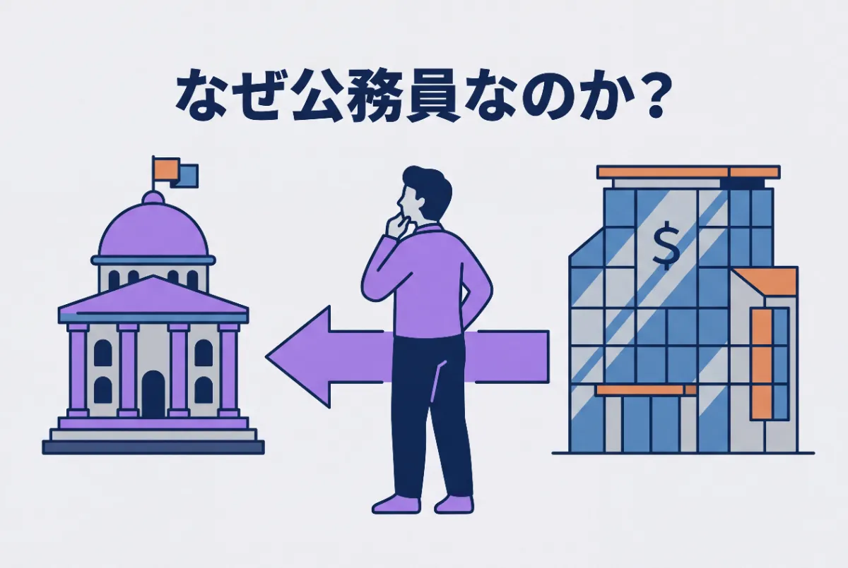 なぜ民間ではなく公務員なのか