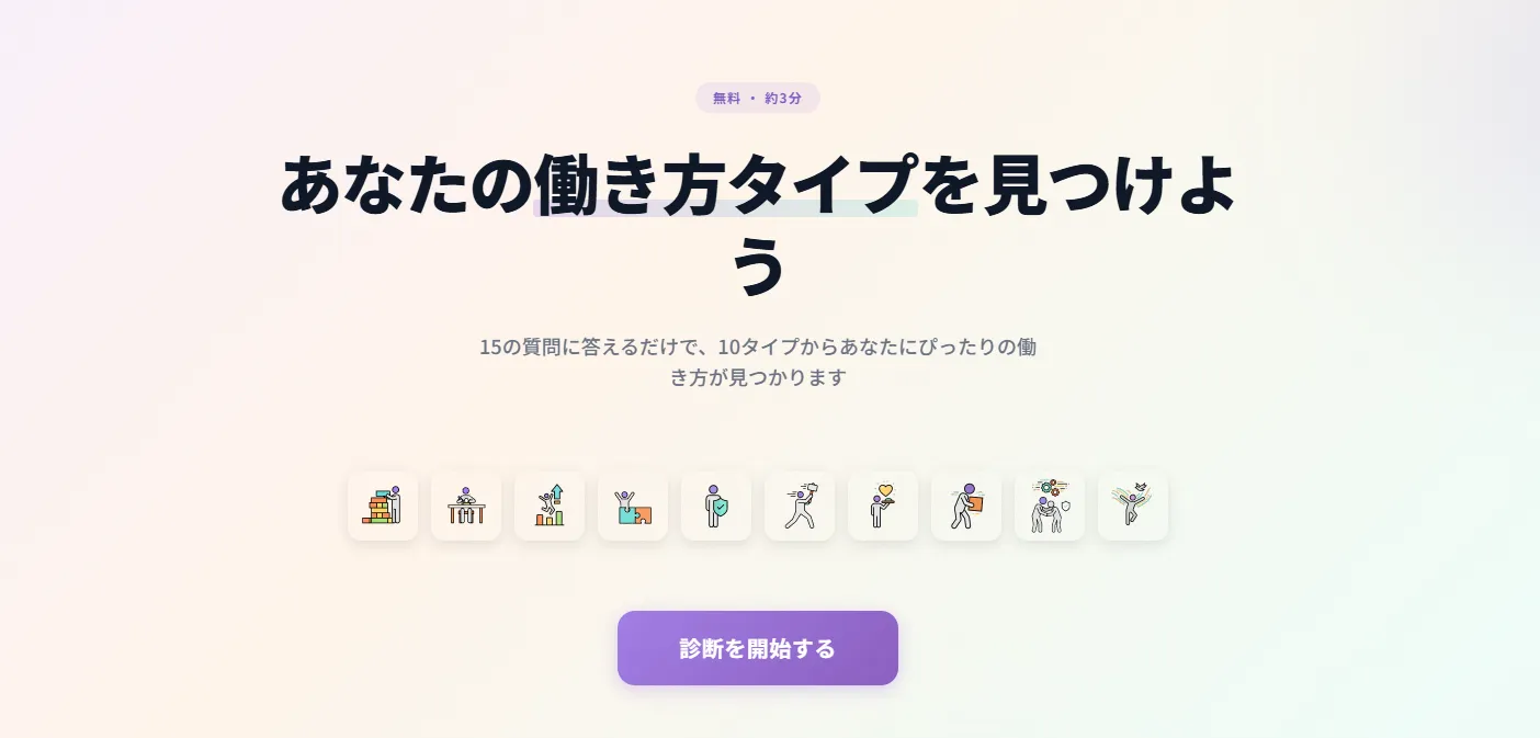 働き方タイプ診断