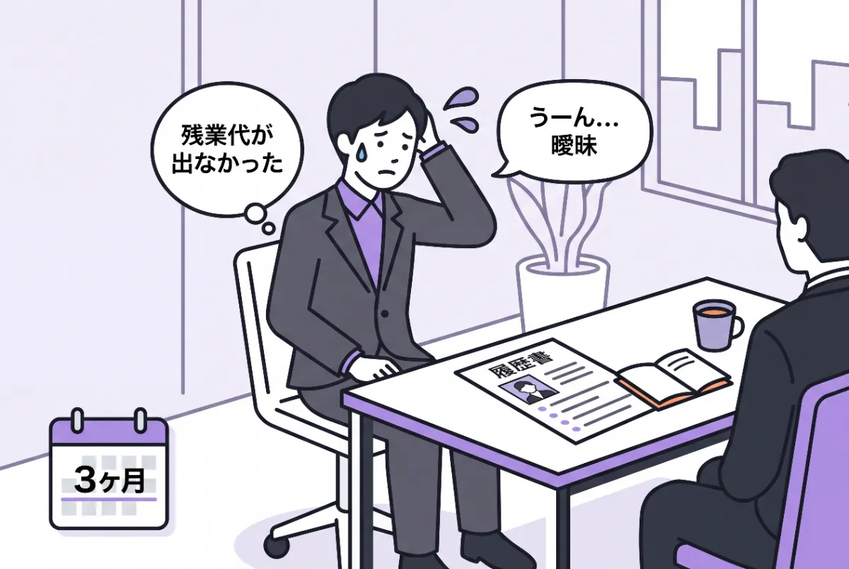 短期離職の理由をうまく話せない
