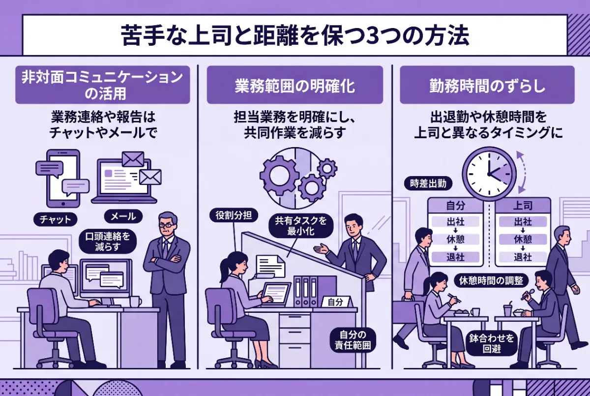 苦手な人と距離を取る方法