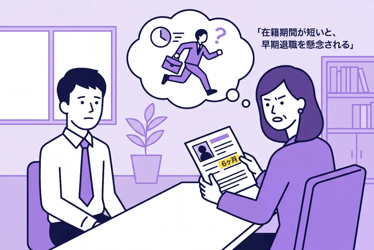 短期離職者への懸念