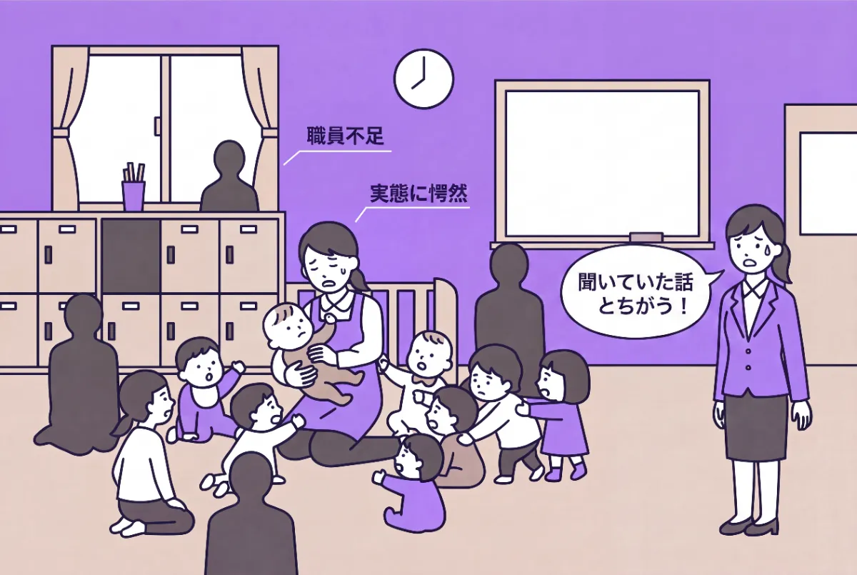 保育園の人がいない実態
