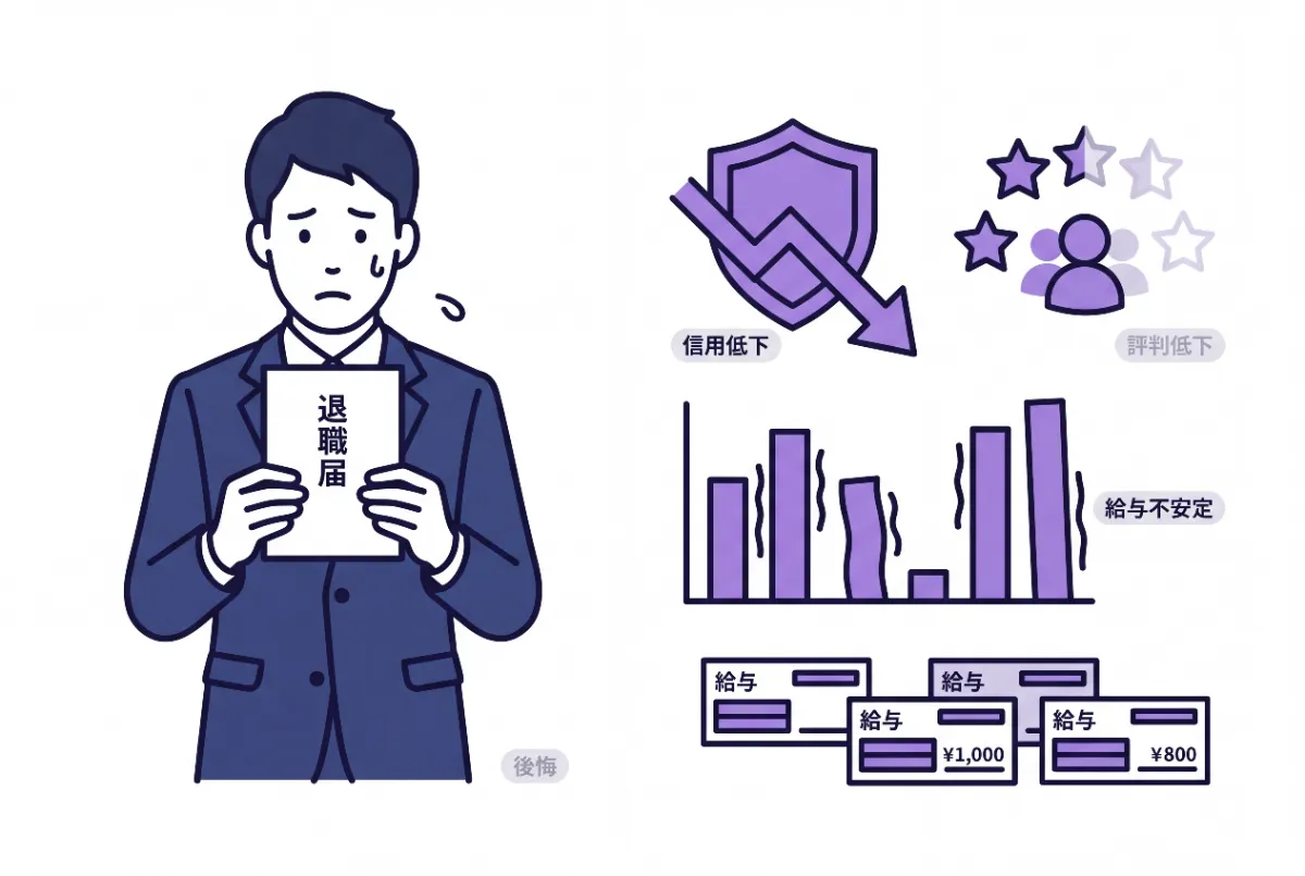 公務員を辞めて社会的信用が下がった