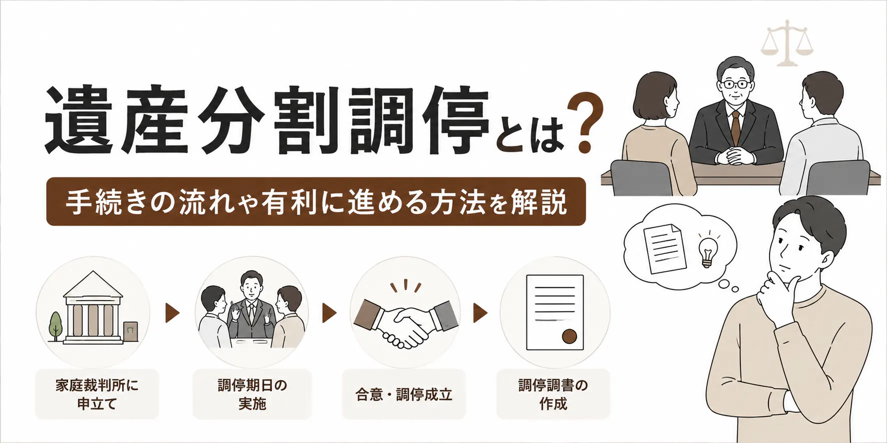 遺産分割調停とは?手続きの流れや有利に進める方法を解説