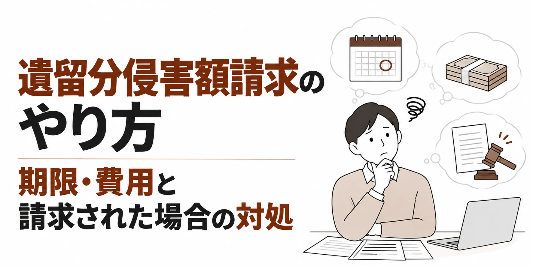 遺留分侵害額請求のやり方|期限・費用と請求された場合の対処