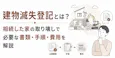 滅失登記の手続きは自分でできる|必要書類と費用も解説