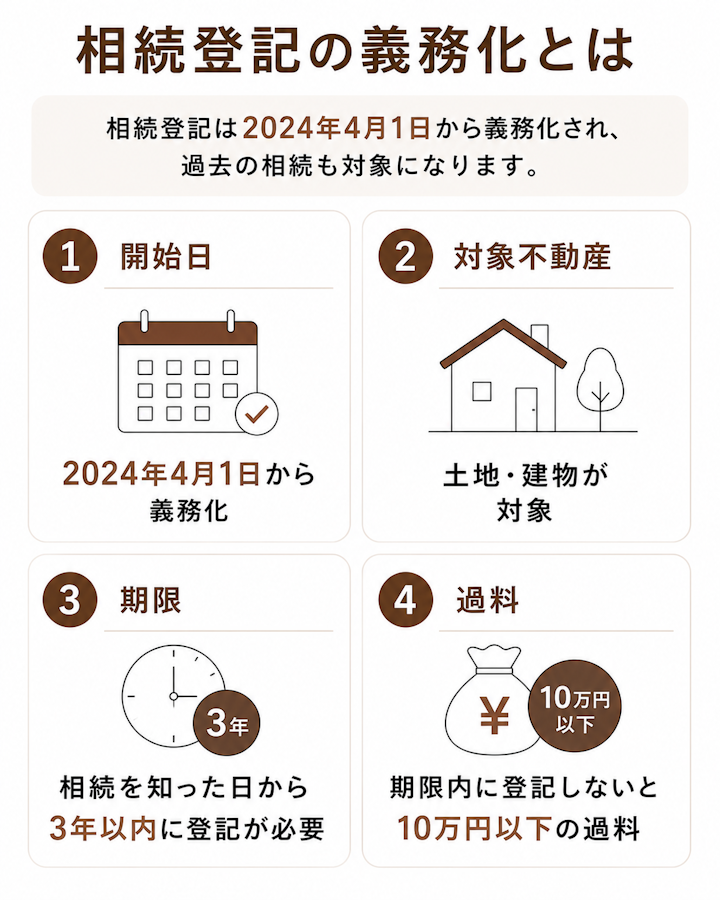 相続登記の義務化とは