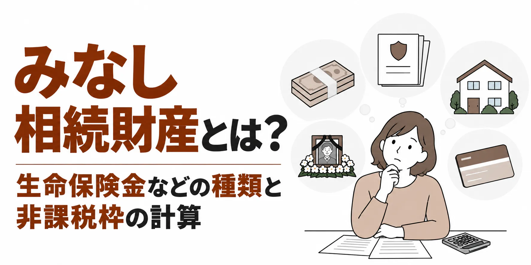 みなし相続財産とは?生命保険金などの種類と非課税枠の計算