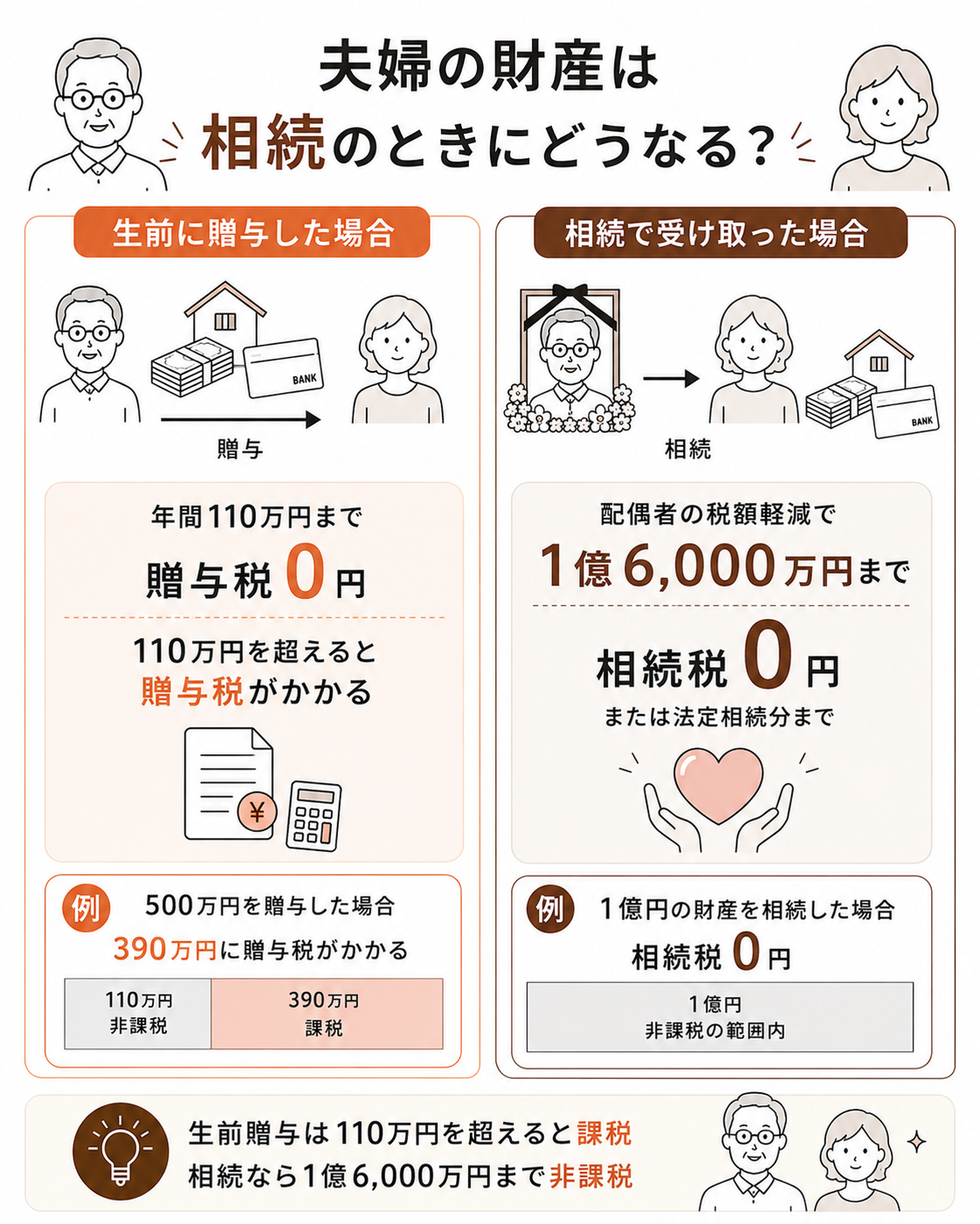 夫婦間の贈与税が心配な人へ、課税される6つの場面と対処法 | 相続