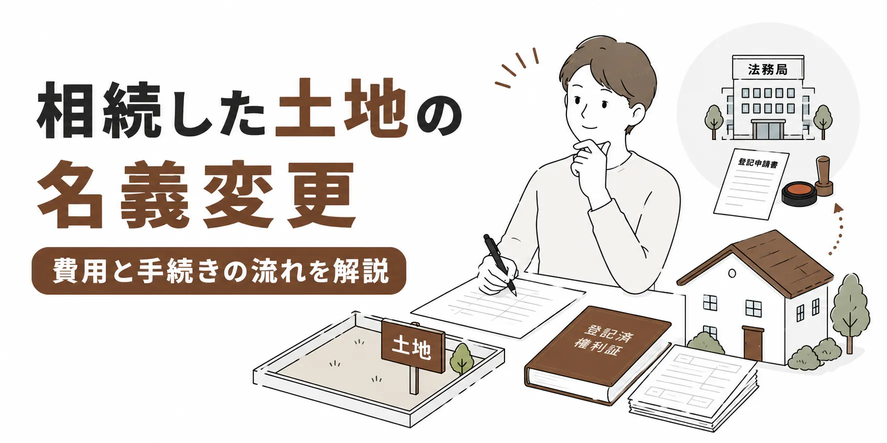 相続した土地の名義変更 費用と手続きの流れを解説