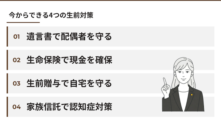 子なし夫婦がやるべき生前対策